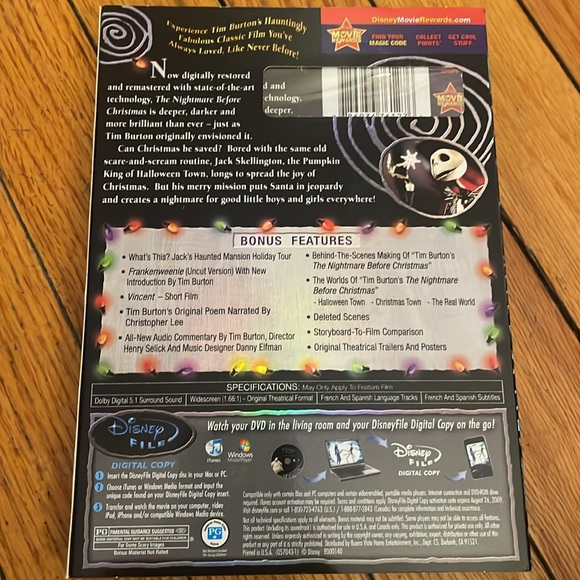 The Nightmare before Christmas 2- Disc Collectors edition!!! - Picture 2 of 4